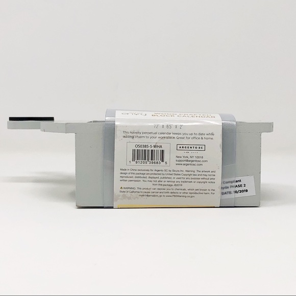 Boho Chic Llama Perpetual Wooden Calendar - Picture 9 of 9